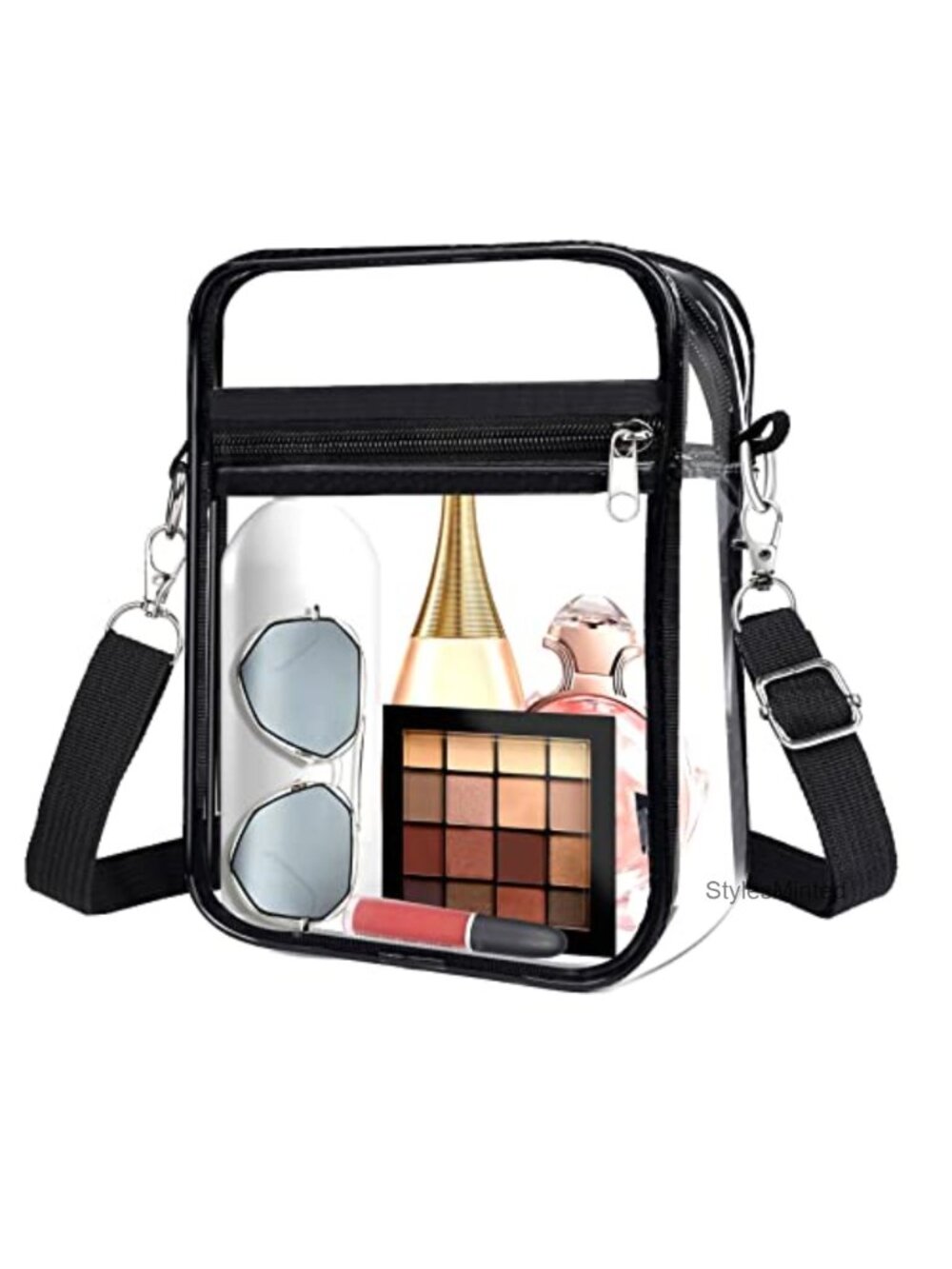 Clear Crossbody Bag Stadium Approved Adjustable Strap Women
